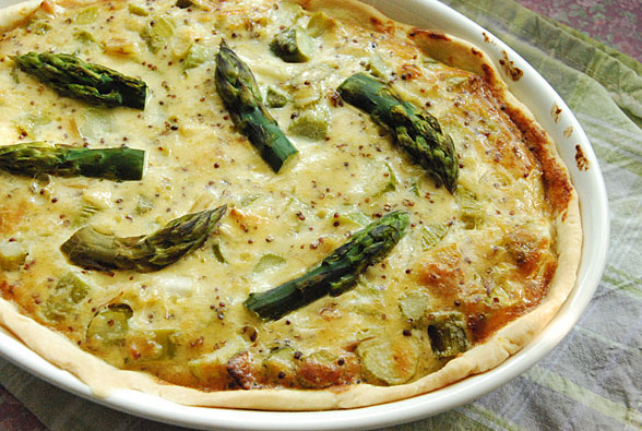 quiche sparglji Quiche s šparglji