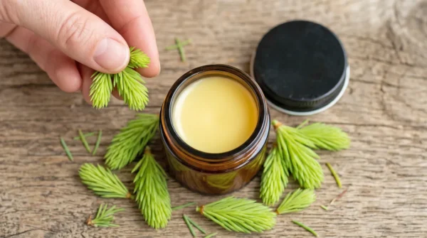 Domaci melem od smrekovih vrsaka Domaći melem od smrekovih vršaka: Jednostavan recept za kožu, prsa i stopala