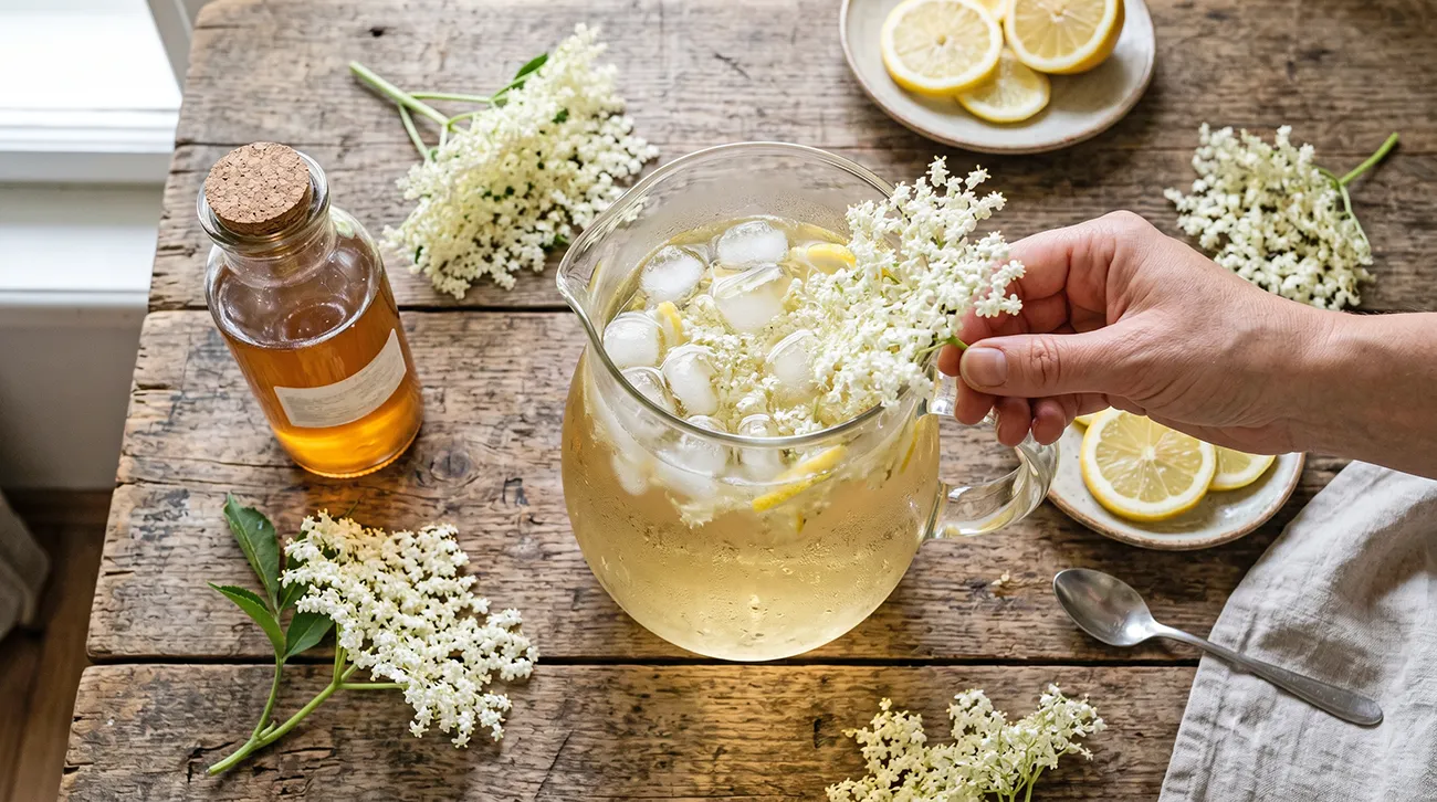 Kako posluziti sirup od bazge Kako poslužiti sirup od bazge
