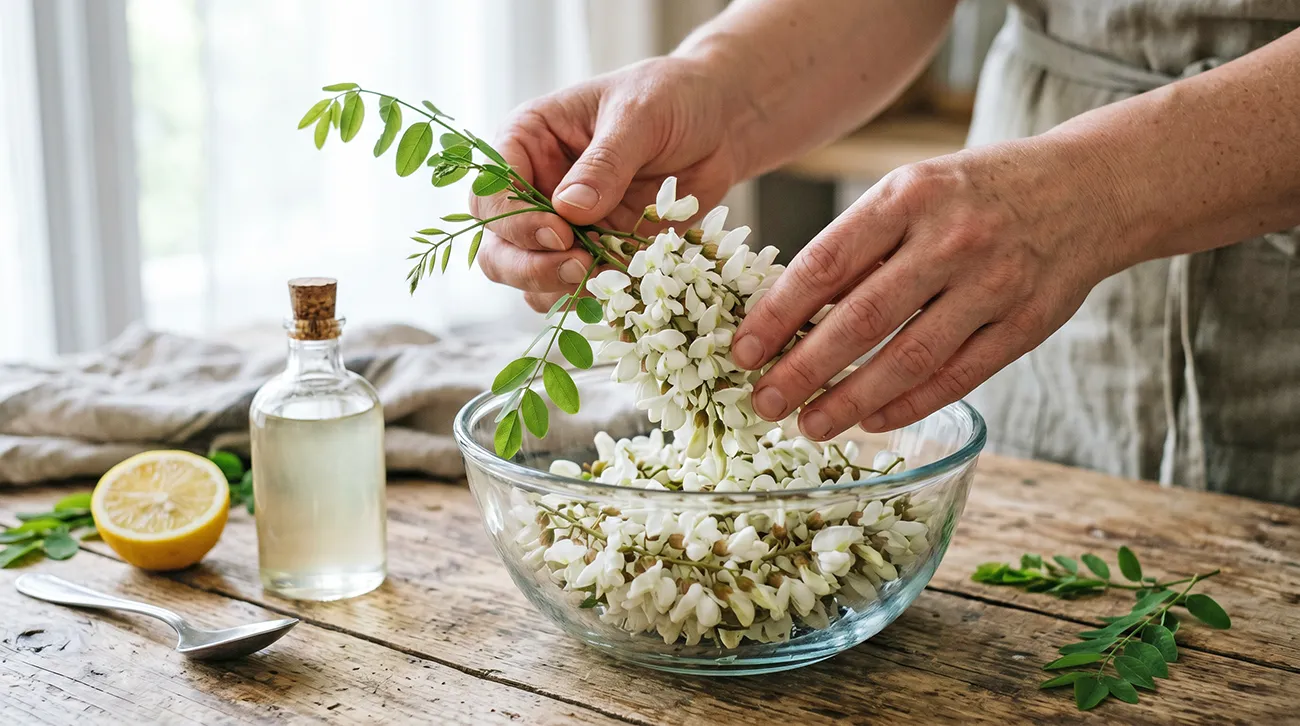 Od cvjetova bagrema mozemo pripremiti ukusan sirup Od cvjetova bagrema možemo pripremiti ukusan sirup