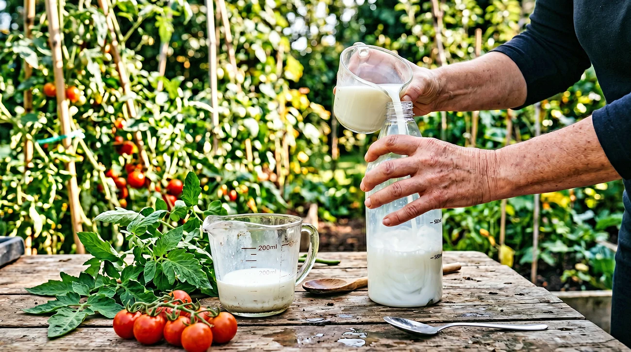 Kako napraviti pripravak od mlijeka za rajcicu Kako napraviti pripravak od mlijeka za rajčicu