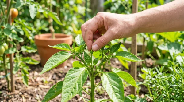 Pinciranje paprika Pinciranje paprika: Mali rez koji može donijeti snažnije biljke i više plodova