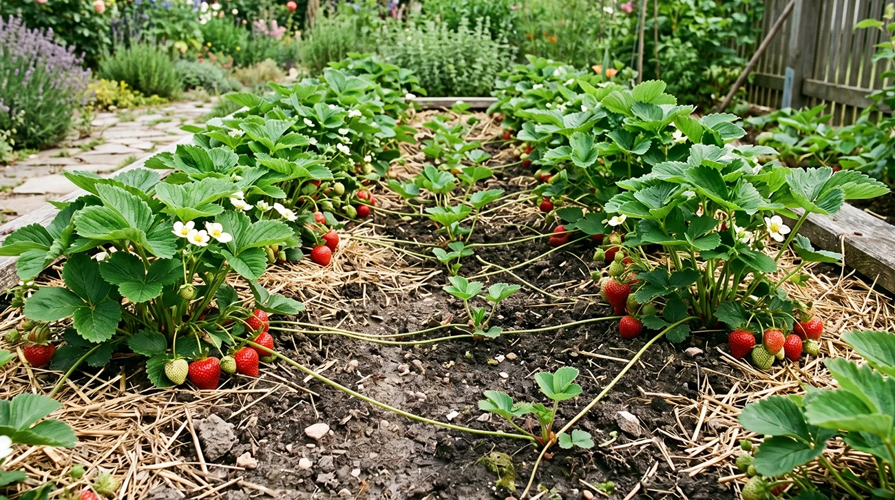 Vrijeze jagoda ljeti mogu iscrpiti biljku ili dati nove sadnice Vriježe jagoda ljeti mogu iscrpiti biljku ili dati nove sadnice