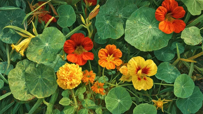 Vrtni ognjič, žametovka in kapucinka kot varuhinje vrta