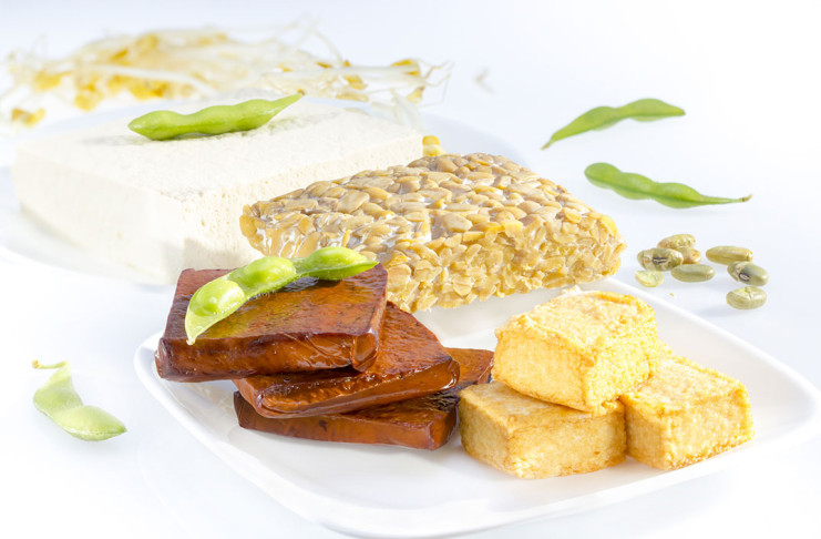 tofu, sejtan, tempeh
