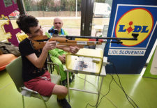 V družbi Francija Pinterja smo poskušali tudi športno streljanje