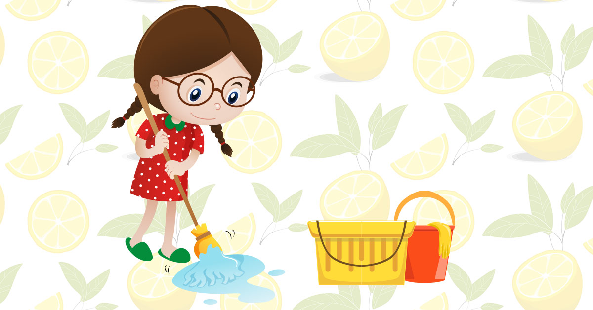 Izdelajte naravno čistilo za tla