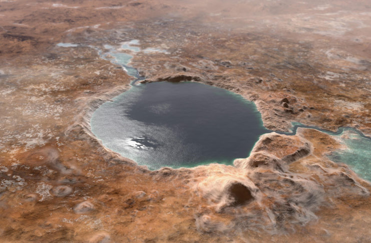 Krater Jezero na Marsu