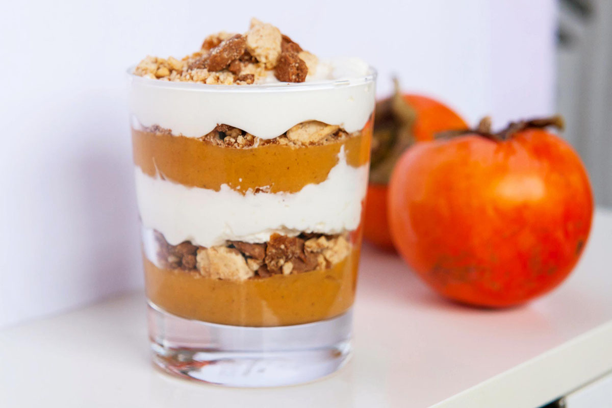 Kakijev parfait