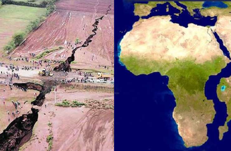 Afrika se deli na dvoje