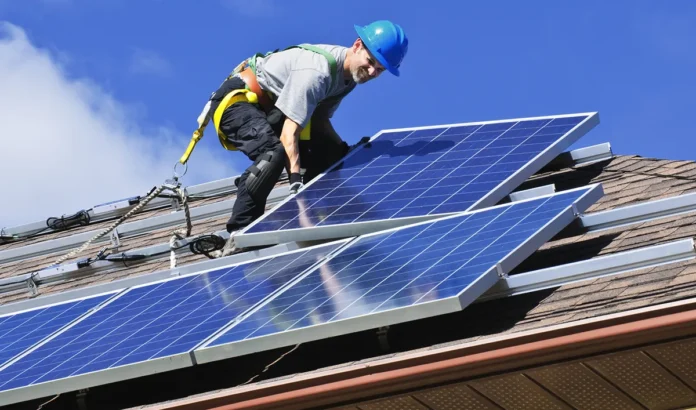 Montaža solarnih panelov