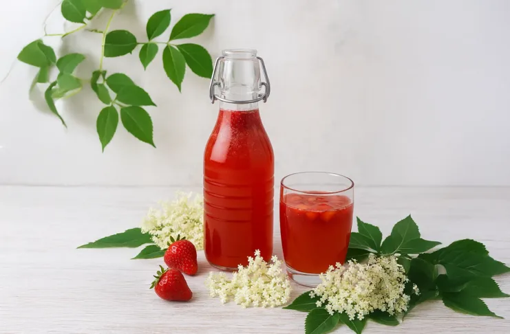 Bezgov sirup z jagodami