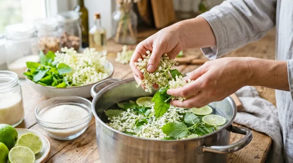 Ce pripravljate bezgov sirup mu dodajte se to sestavino Če pripravljate bezgov sirup, mu dodajte še to sestavino