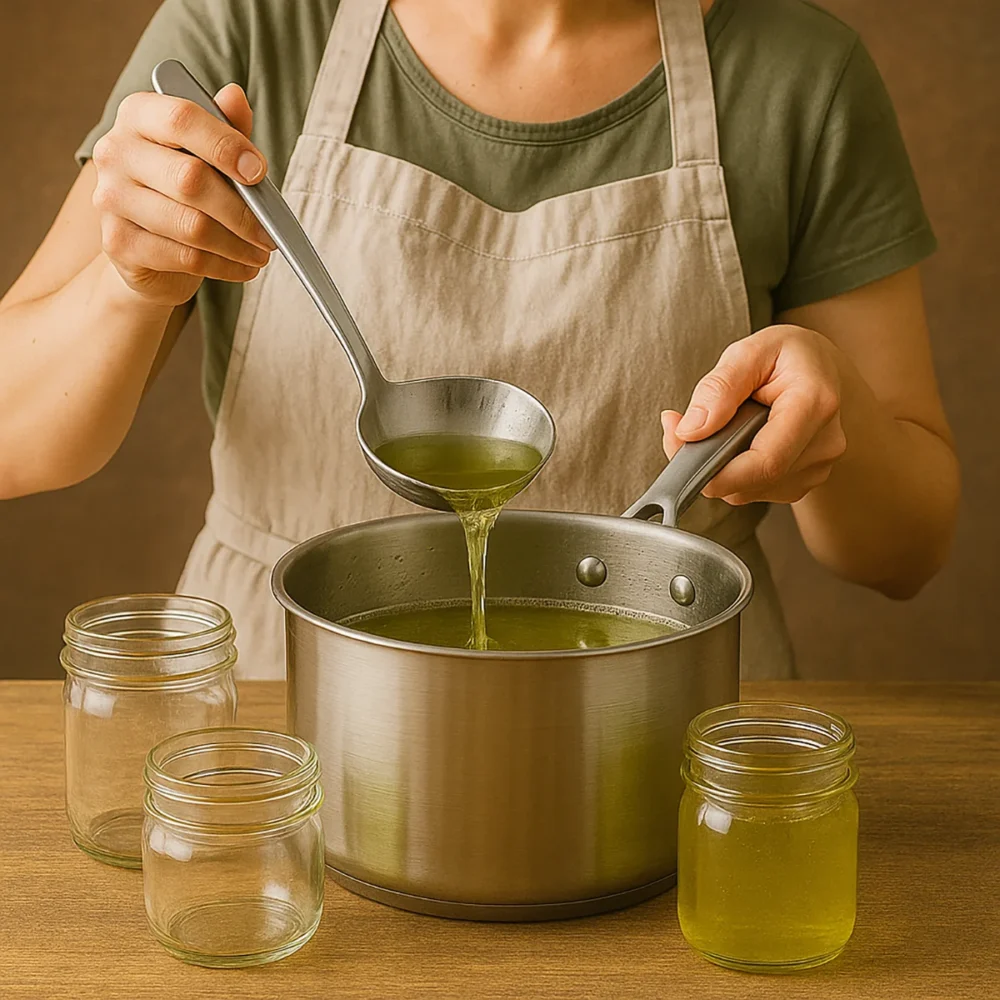 Izdelava marmelade iz smrekovih vrsickov Izdelava marmelade iz smrekovih vršičkov