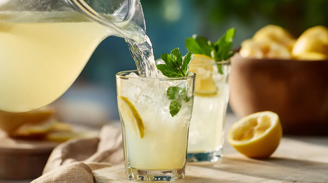 Hladna limonada z meliso in kumaro