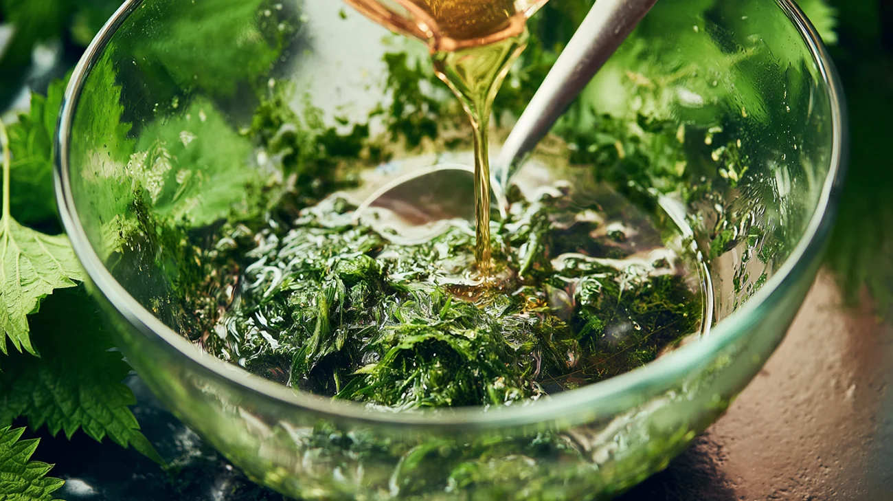 Kako narediti domači Sirup iz koprive in mete z medom