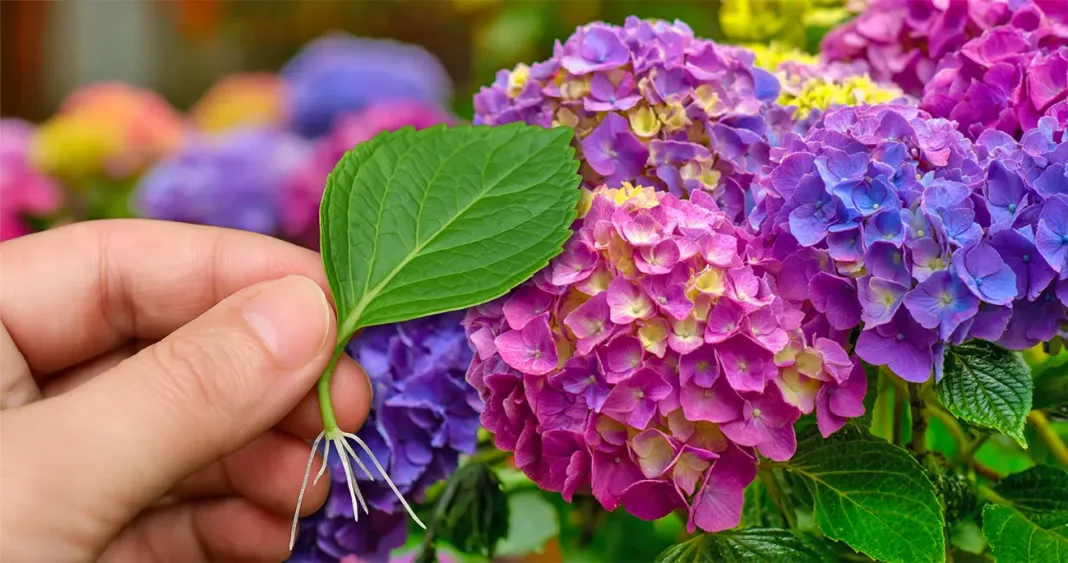 To je najenostavnejši način za razmnoževanje hortenzij