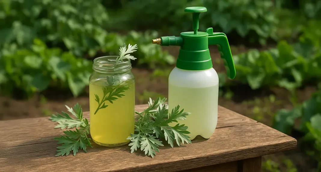 Vrtno škropivo iz pelina proti škodljivcem