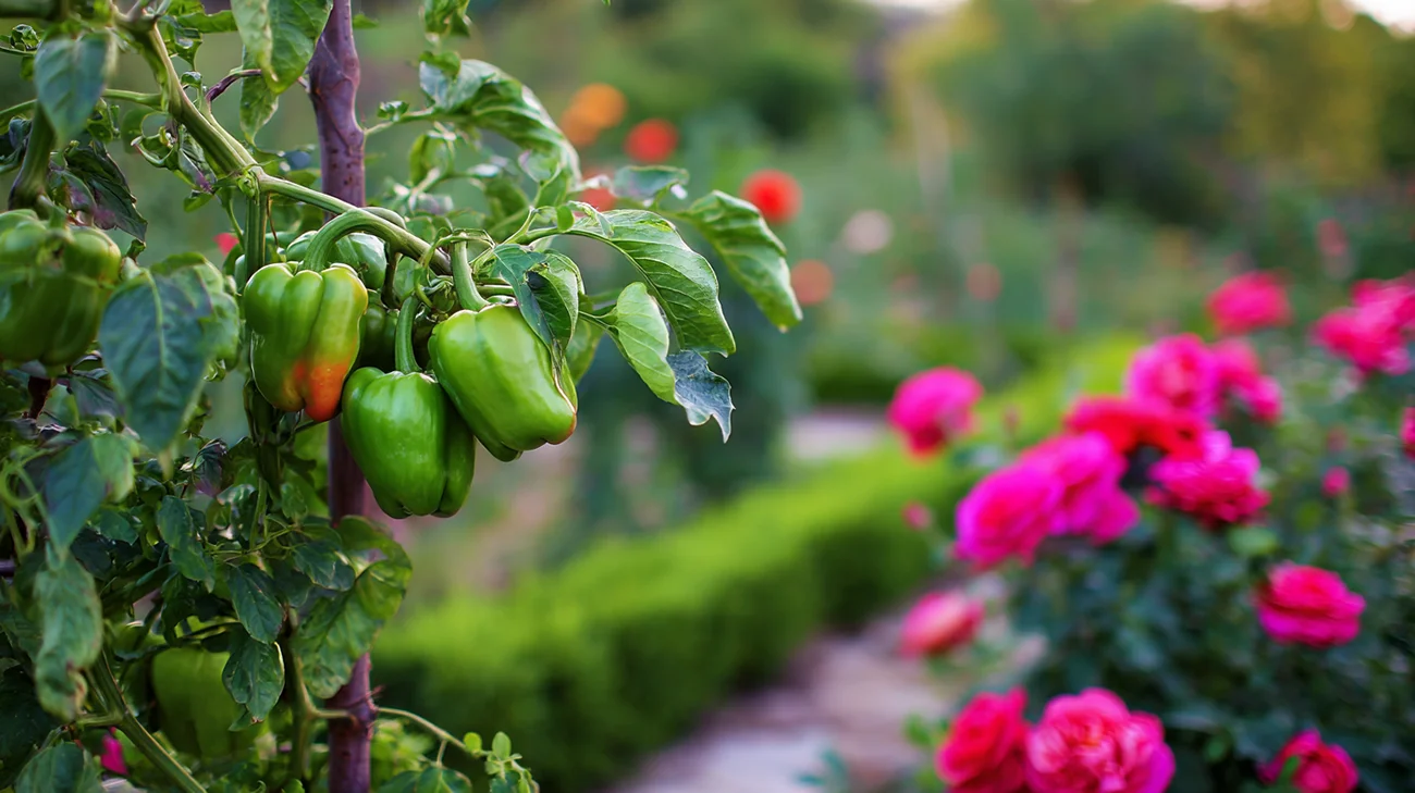 paprika in vrtnice