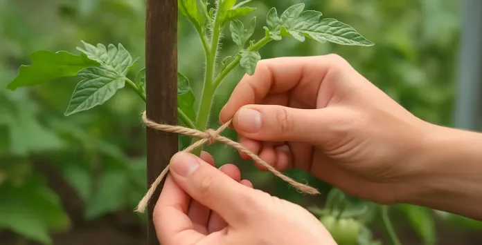 Kako pravilno postaviti oporo za paradižnik