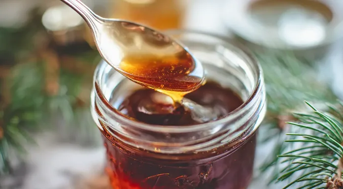 Naravni sirup iz borovih iglic - Domača rešitev proti kašlju