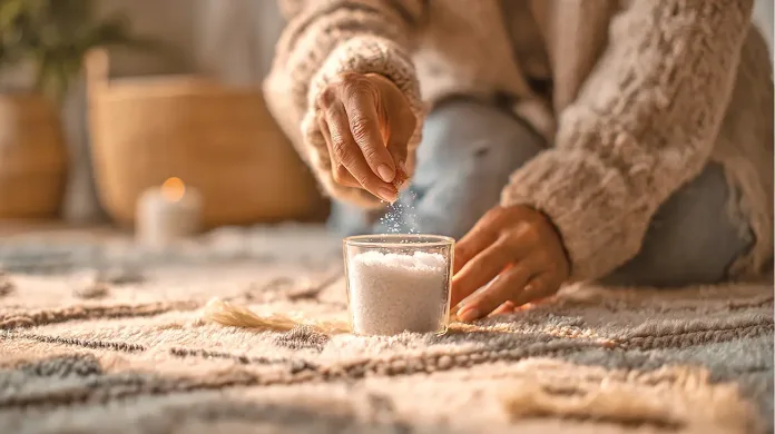 Ritual čiščenja prostora s soljo