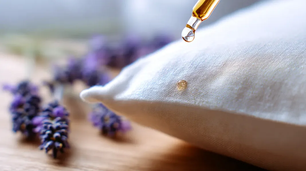 Sivkino olje na vzglavniku za boljše spanje