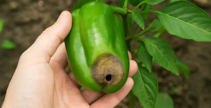 Zakaj paprika gnije na spodnjem delu