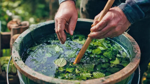 Fermentirano gnojilo iz kopriv in gabeza: Naravna moč za bujen vrt