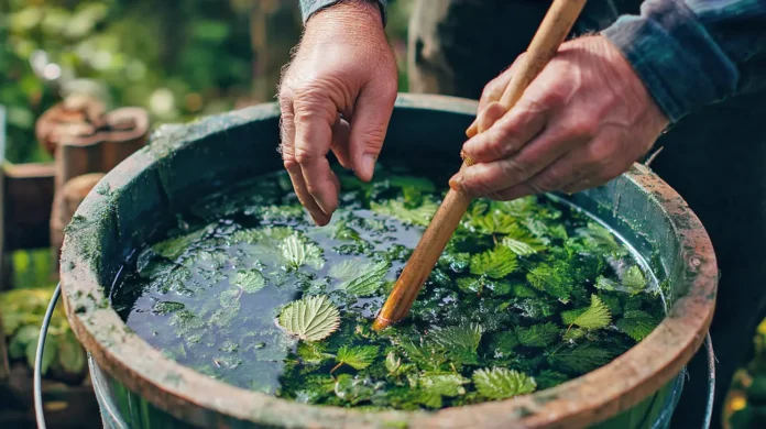 Fermentirano gnojilo iz kopriv in gabeza
