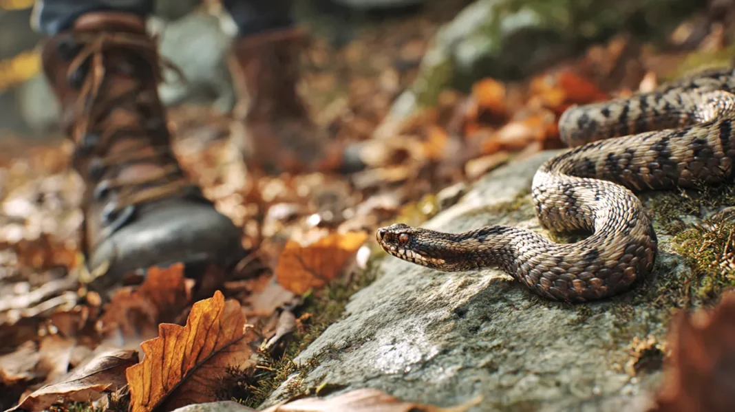 Previdno v hribih in pri nabiranju gob - Kače septembra še ne spijo