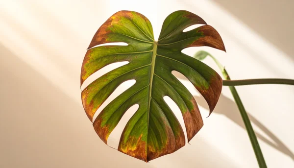 Rjavi robovi na listih sobnih rastlin? To pomeni, da jim manjka ta stvar