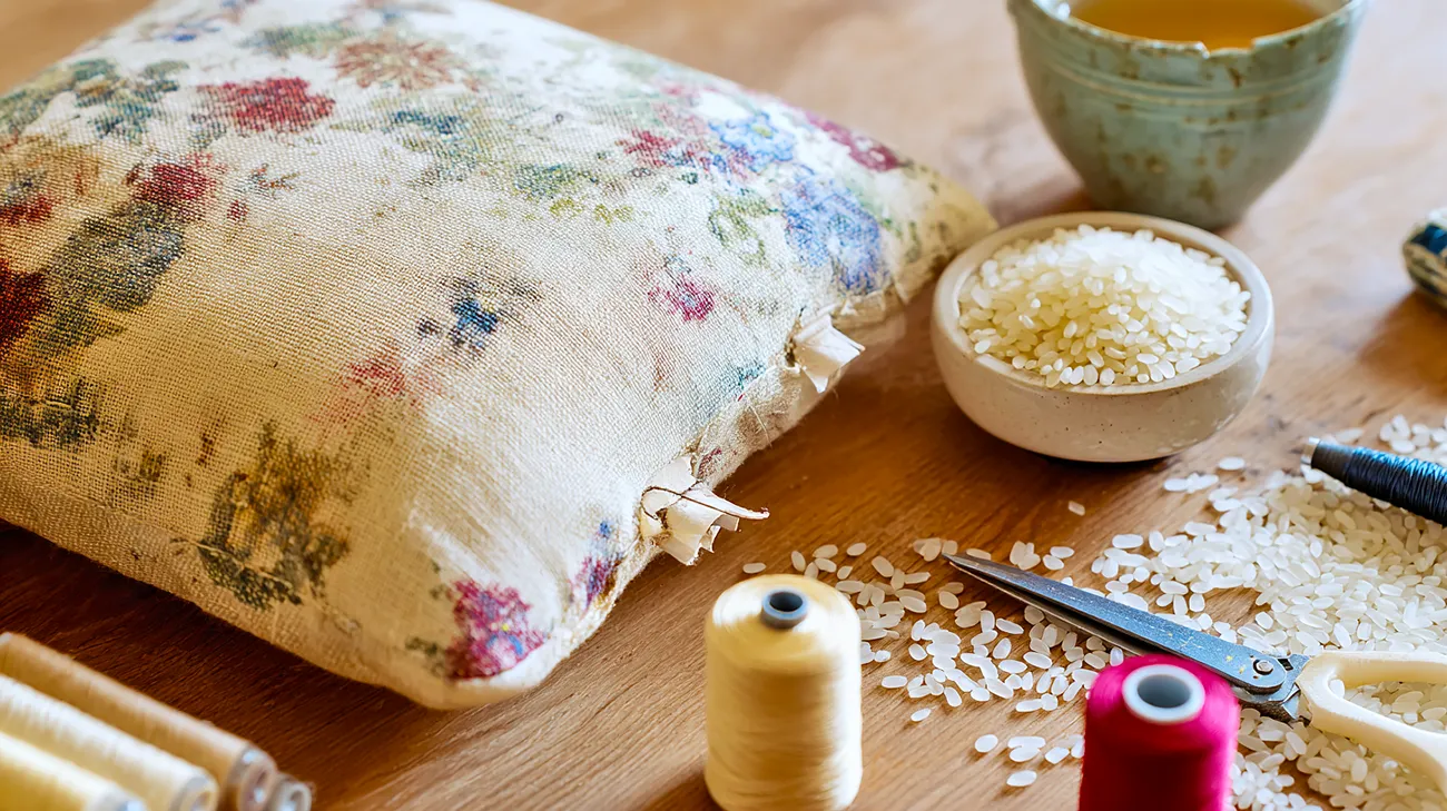 Grelna blazinica iz riža: Naredite jo sami v 15 minutah | Bodi eko