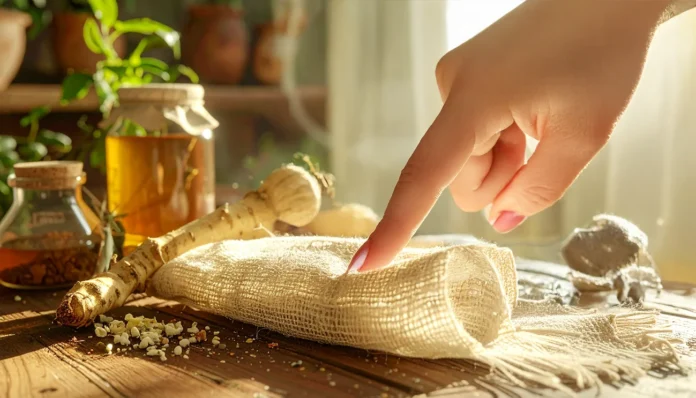 Hrenov obkladek proti bolečinam, kašlju in prehladu