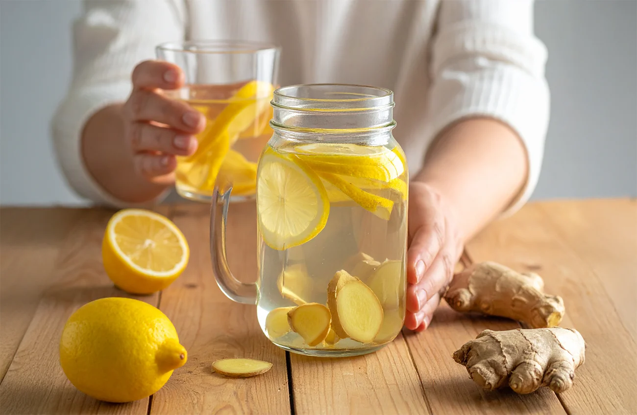 Ingverjeva voda: Naravni napitek, ki kuri maščobo in zmanjša napihnjenost