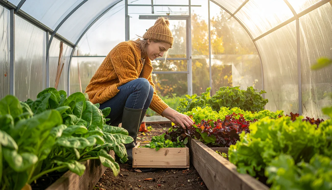 Kaj posaditi v rastlinjaku novembra: Zelenjava, ki uspeva tudi sredi zime