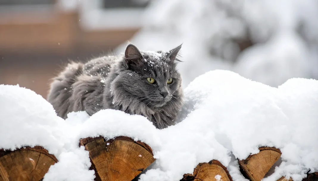 Kako in kdaj zaščititi zunanjo mačko pred mrazom