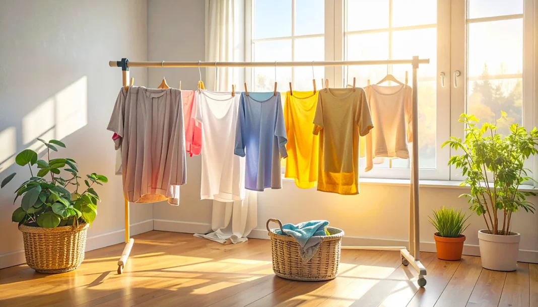 Kako pozimi posušiti perilo brez vonja po vlagi