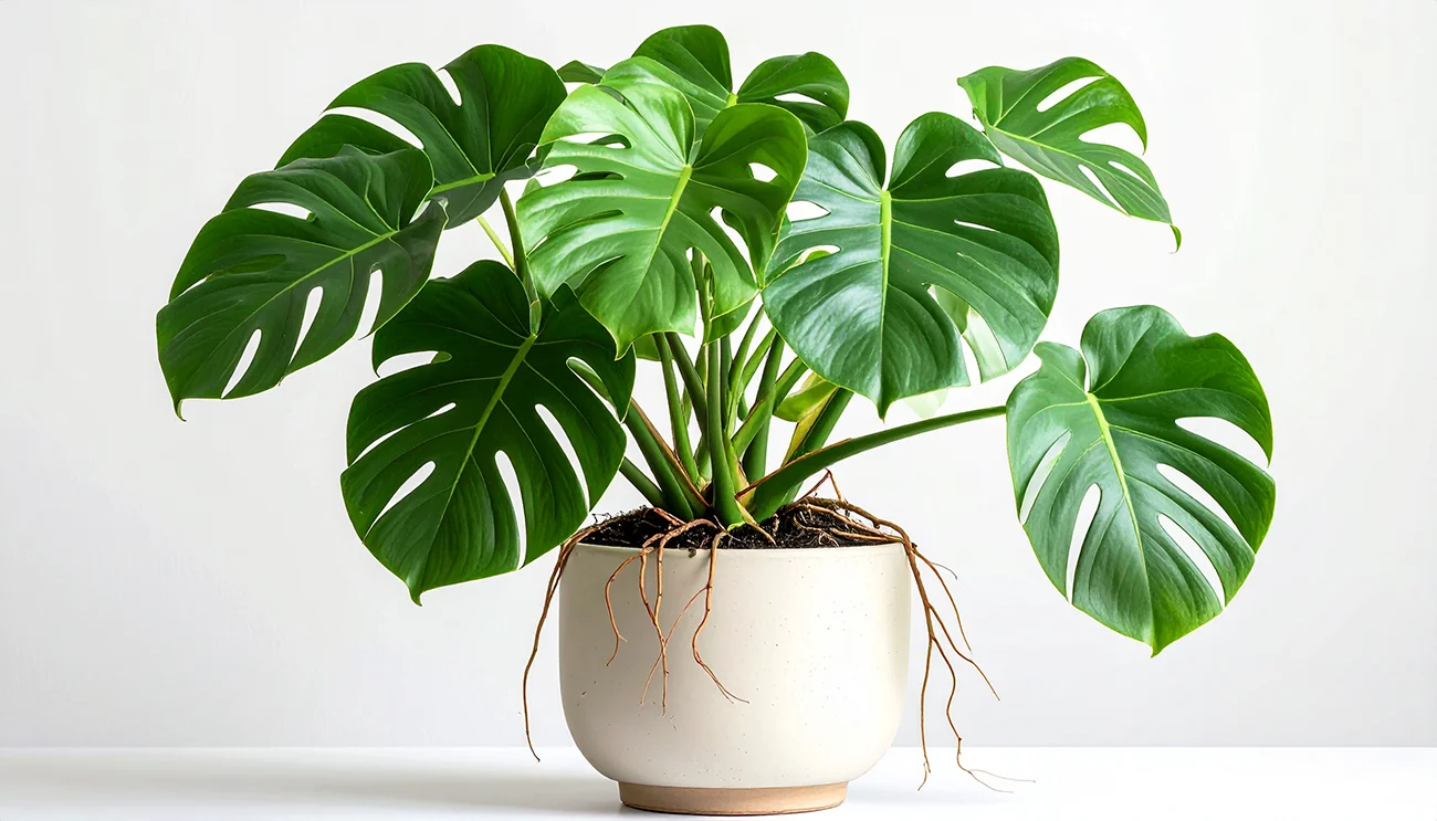 Monstera zracne korenine Monstera zračne korenine