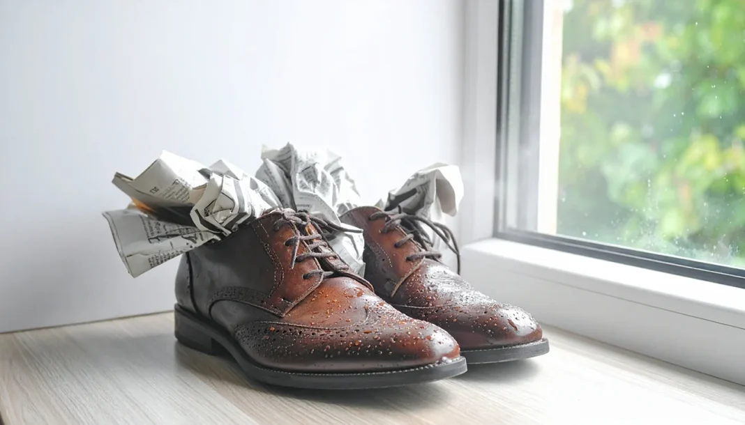 Najhitrejši način za sušenje čevljev po dežju brez radiatorja