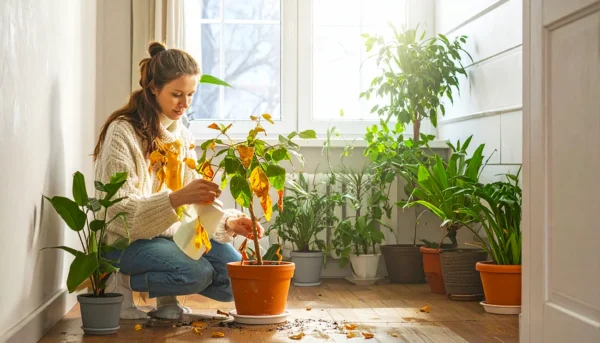 Največja napaka pri zalivanju lončnic v hladnih prostorih, ki jim tiho uničuje korenine