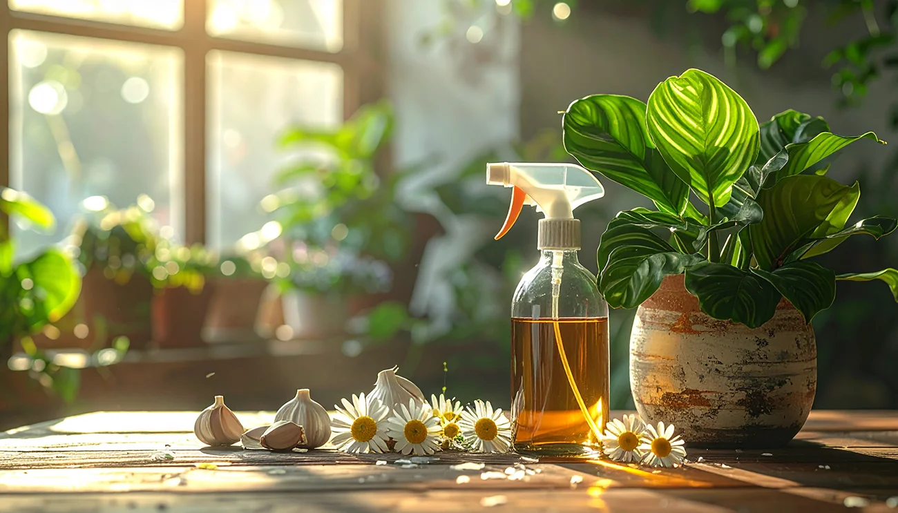 To domače pršilo okrepi rastline v mrzlih mesecih in prepreči plesen ter škodljivce