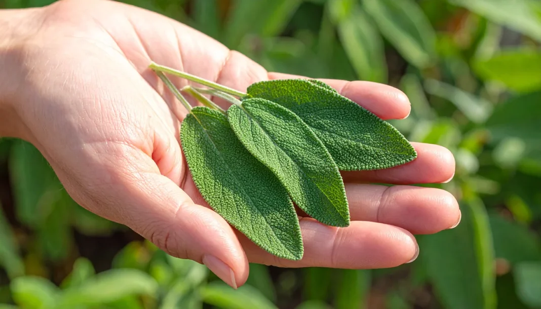 To storite z žajbljevimi listi pred prvo slano