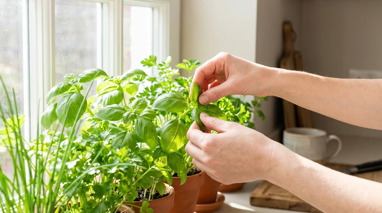 Gojenje začimbnic v lončkih: Majhen trik, da imate vsak dan sveža zelišča brez vrta