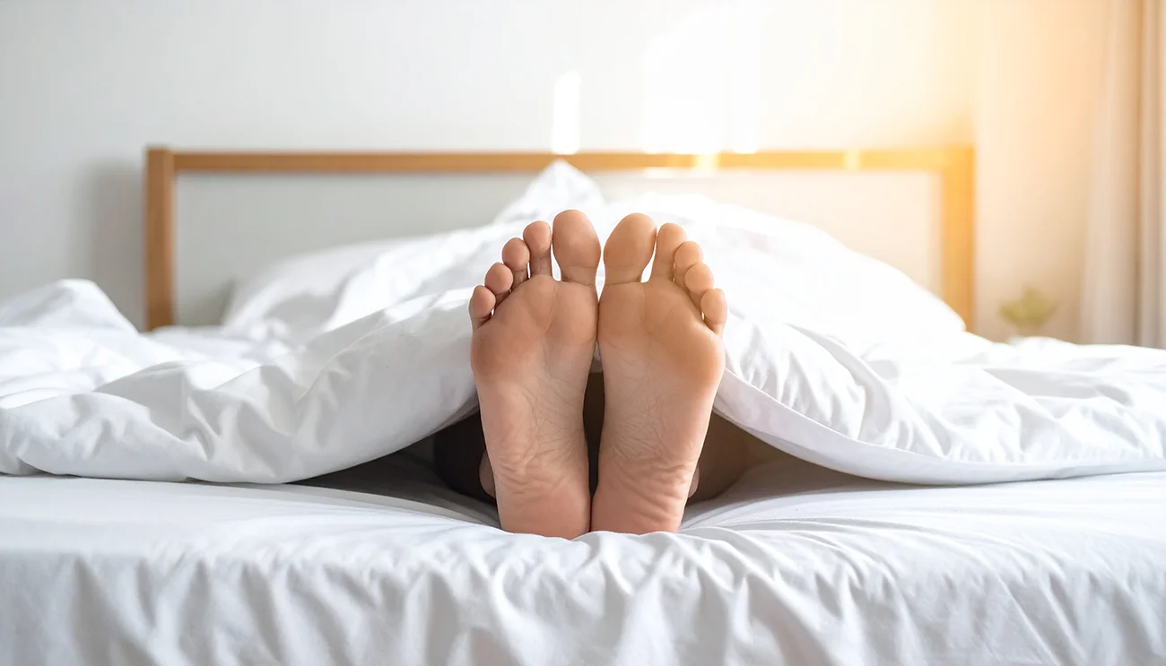 Topla postelja v minuti: Kako urediti ležišče, da vas ne bo zeblo v noge
