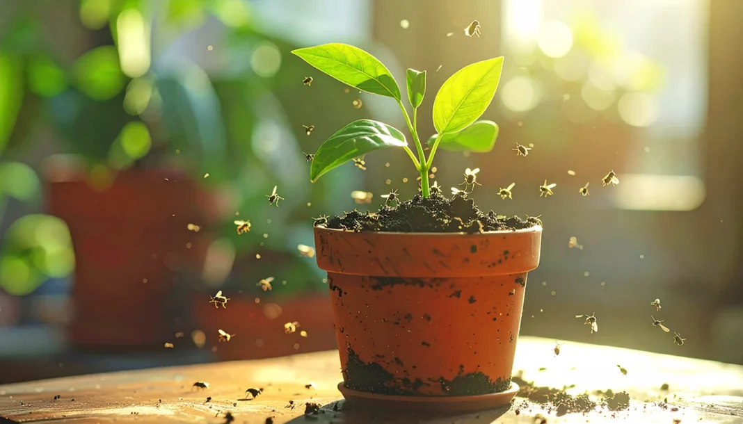 Preprost trik, ki pozimi prepreči pojav mušic v zemlji lončnic