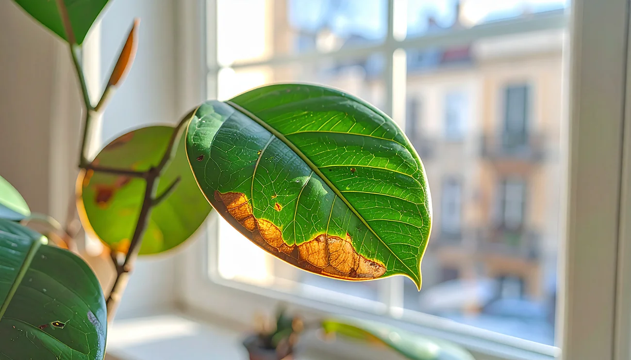 Rjave lise na listih pozimi – Bolezen ali posledica ogrevanja?