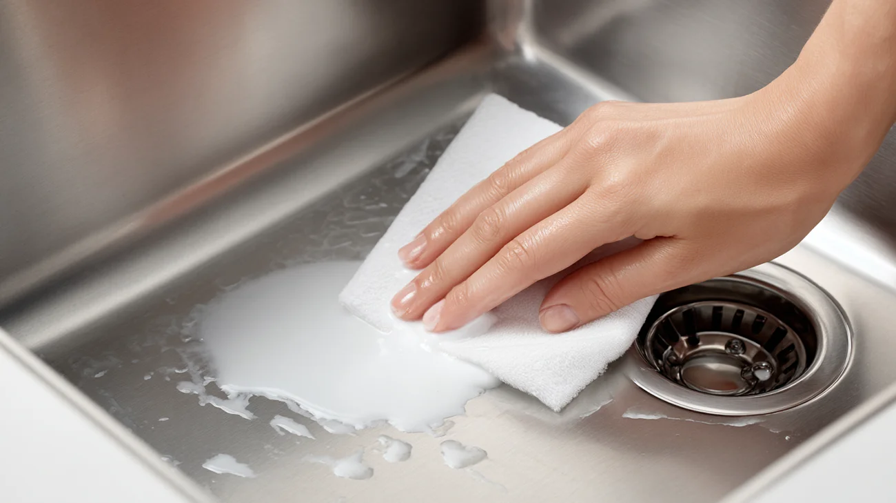 Ta preprosta metoda odstrani praske s pomivalnega korita