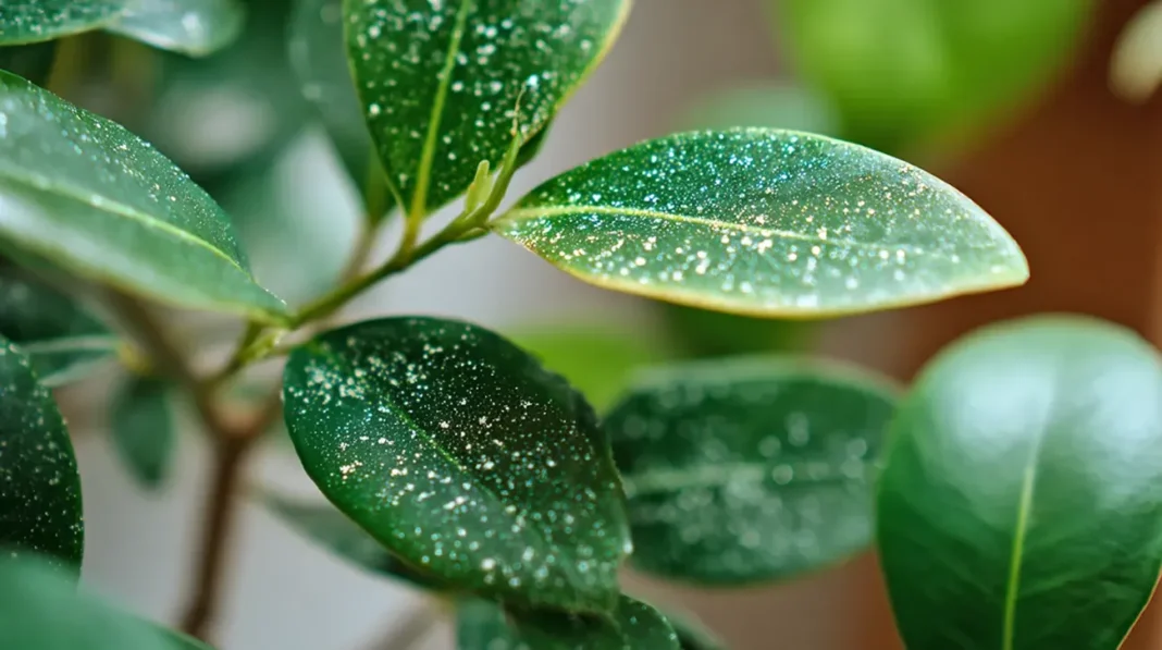 Zakaj se pozimi pojavijo drobne bele pikice na listih rastlin