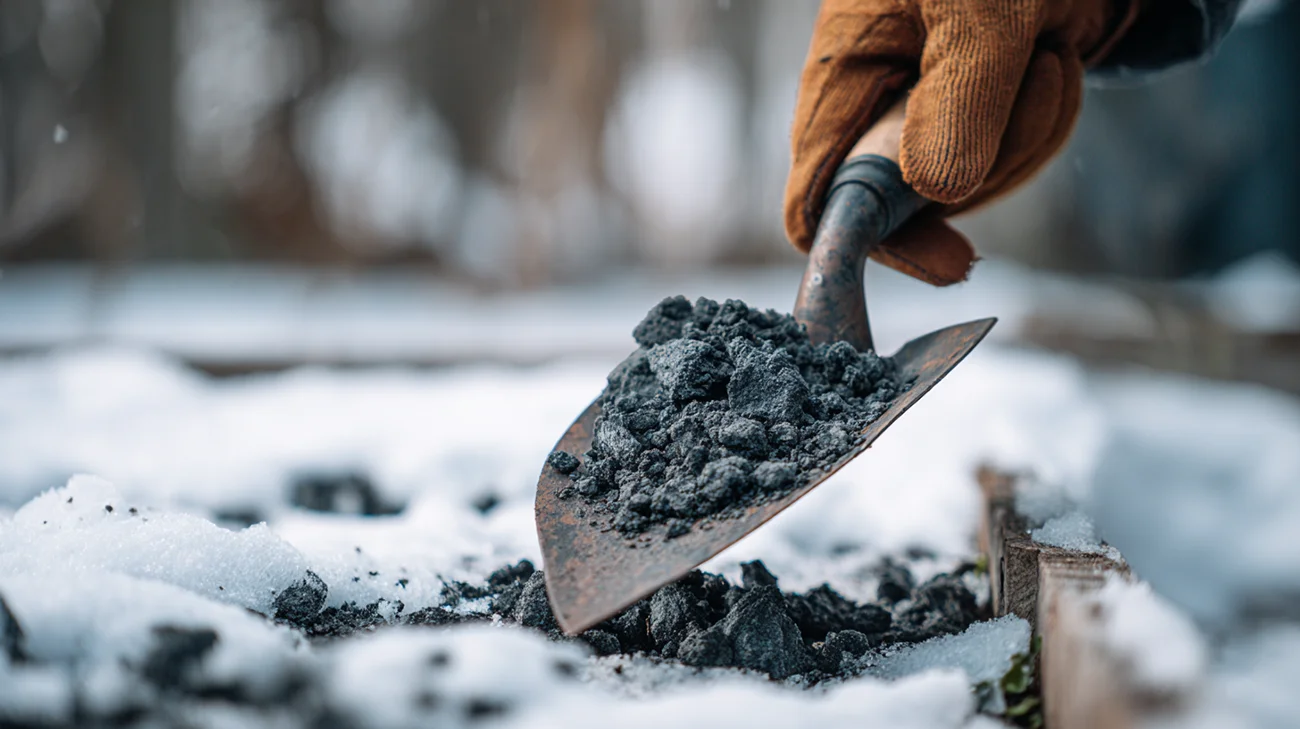 Ali lahko lesni pepel na vrtu potresemo kar po snegu – ali je bolje počakati, da skopni?
